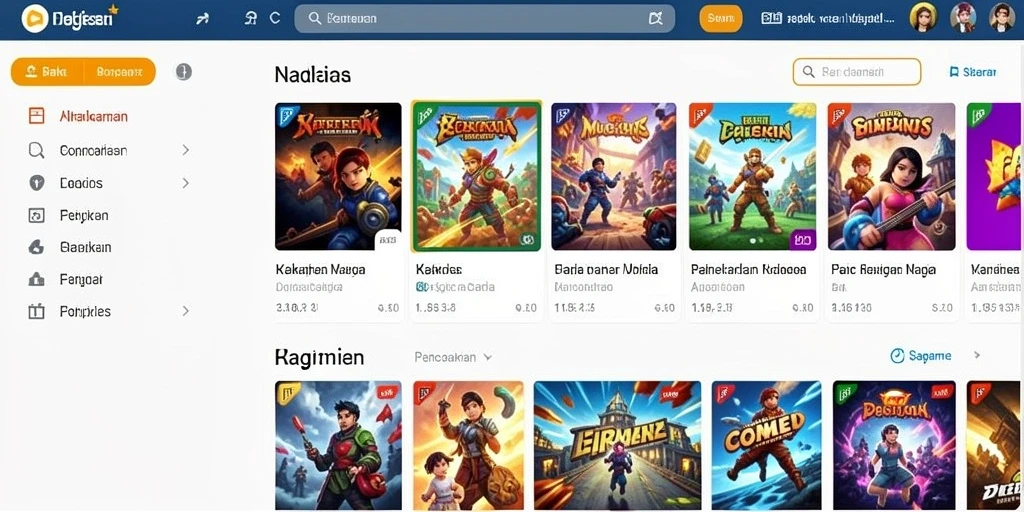 Tampilan antarmuka yang menarik dan user-friendly.